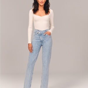 Abercrombie Cross Waist Jeans
